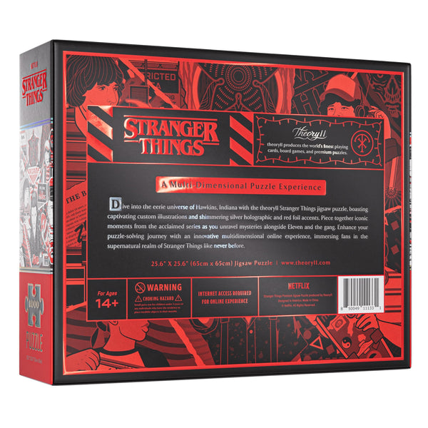 theory11 Stranger Things Jigsaw Puzzle - Officially Licensed 1,000 Piece Intermediate Puzzle for Ages 14+