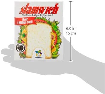 Gamewright Slamwich - A Fast Flipping Card Game for Kids - 2-6 Players Ages 6+ - Great for Family Game Night!