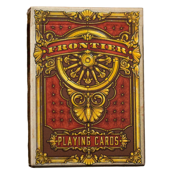 Kings Wild Project Frontier Playing Cards, Red Standard Edition, Poker Size Custom Index