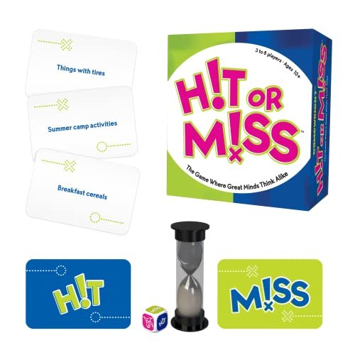 Gamewright Hit or Miss - The Game Where Great Minds Think Alike
