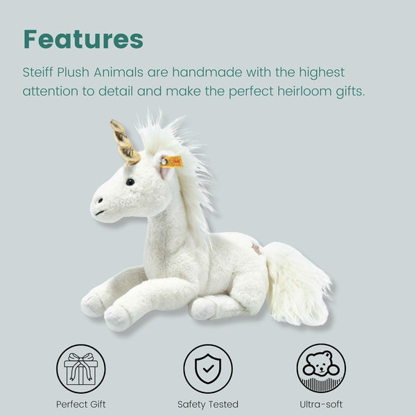 Steiff 067679 Unica Floppy Unicorn 27 cm White
