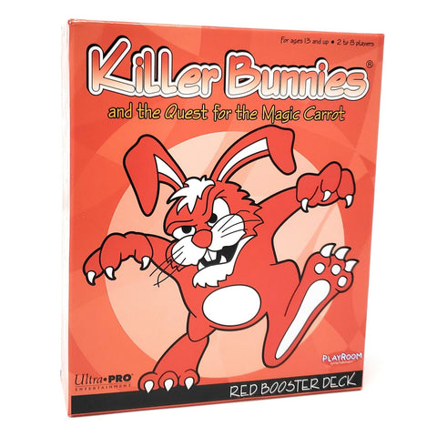 Playroom Entertainment Killer Bunnies and the Quest for the Magic Carrot: Red Booster Deck Expansion #3 (PLE41100)
