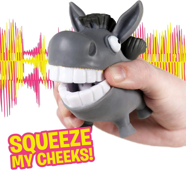 Hog Wild Scream-O Screaming Donkey Toy - Squeeze The Donkey's Cheeks and It Makes a Funny, Hilarious Screaming Sound - Series 1 - Age 4+