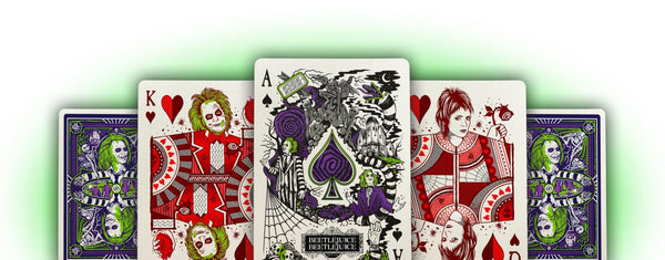 theory11 Beetlejuice Premium Playing Cards, Poker Size Standard Index