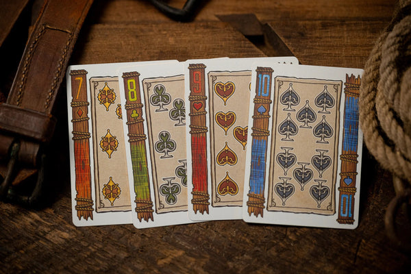 Kings Wild Project Frontier Playing Cards, Red Standard Edition, Poker Size Custom Index
