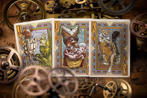 Kings Wild Project Alice in Wonderland Fine Quality Playing Cards, Poker Size Custom Index