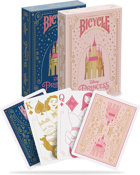 Bicycle Disney Princess Inspired Playing Cards Pink or Blue Playing Cards (Packaging May Vary)