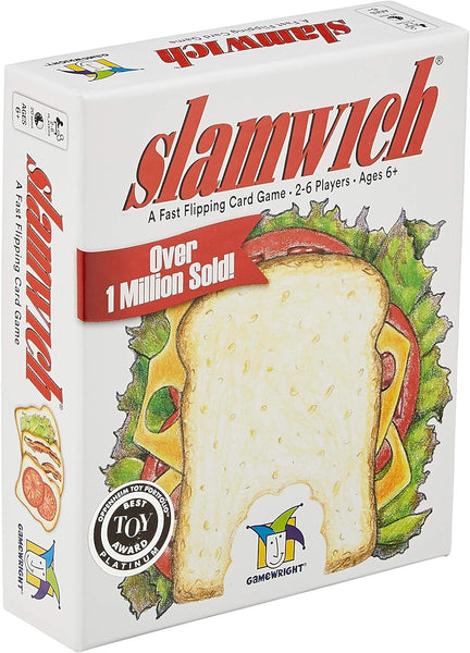 Gamewright Slamwich - A Fast Flipping Card Game for Kids - 2-6 Players Ages 6+ - Great for Family Game Night!