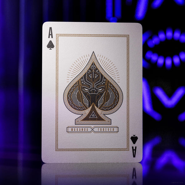 theory11 Black Panther Premium Marvel Playing Cards, Poker Size Standard Index