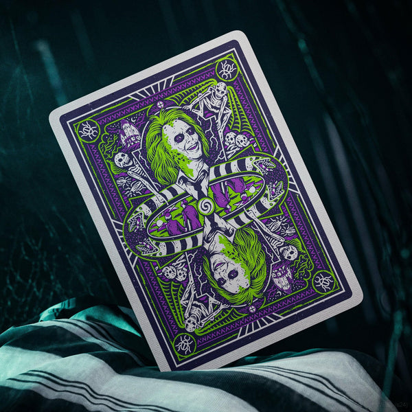 theory11 Beetlejuice Premium Playing Cards, Poker Size Standard Index