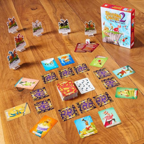 Gamewright Sleeping Queens 2 - The Rescue!, 2-5 Players Ages 8+