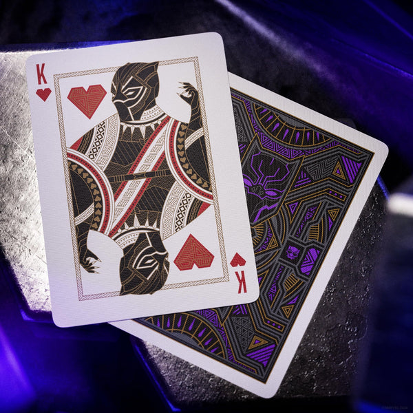 theory11 Black Panther Premium Marvel Playing Cards, Poker Size Standard Index