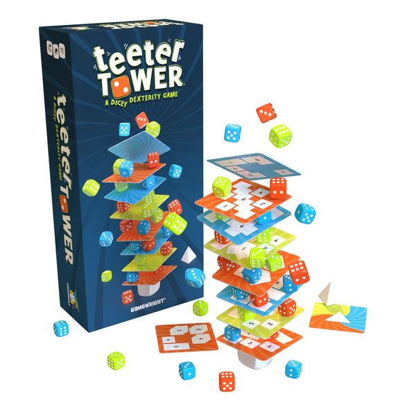 Gamewright Teeter Tower - A Dicey Dexterity Game