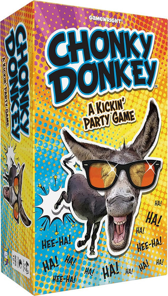 Gamewright - Chonky Donkey - A Kickin' Party Game, 3-8 Players Ages 12+