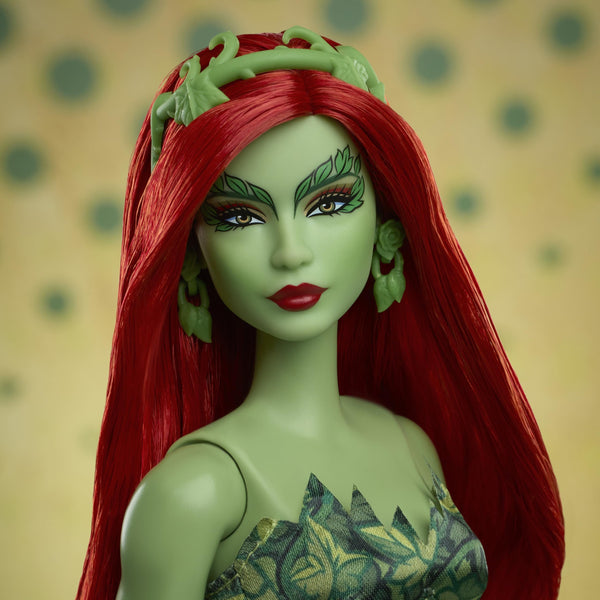 Barbie Signature Poison Ivy Collector Doll with Posable Body, Iconic Outfit, & Accessories, DC Batman 85th Anniversary Collectible for Adults
