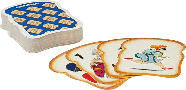 Gamewright Slamwich - A Fast Flipping Card Game for Kids - 2-6 Players Ages 6+ - Great for Family Game Night!