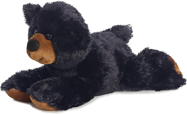 Aurora® Adorable Mini Flopsie™ Sullivan™ Stuffed Animal - Playful Ease - Timeless Companions - Black 8 Inches