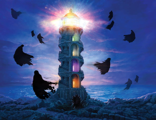 Happy Camper - The Four Doors - Race Against the Darkness! - Thrilling Cooperative Game by Matt Leacock, 1-5 Players Ages 10+