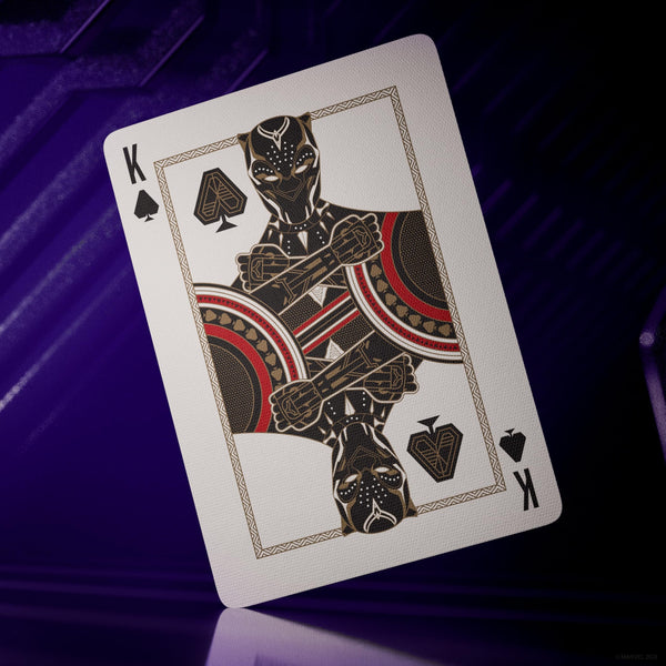 theory11 Black Panther Premium Marvel Playing Cards, Poker Size Standard Index