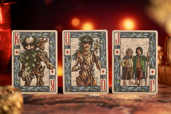 Kings Wild Project The Lord of The Rings: The Two Towers Luxury Playing Cards, Standard Edition, Poker Size Custom Index