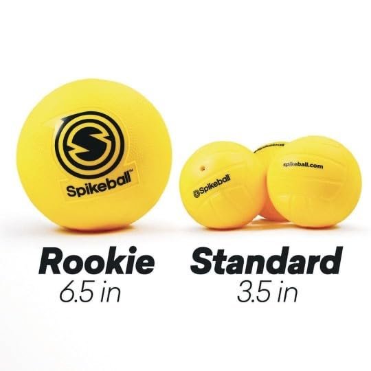 Spikeball The New Rookie Set - The Original Round Net Game With A 50% Larger Net and Ball - For Beach, Yard, Lawn and Backyard Play