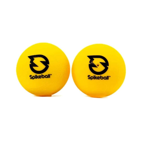 Spikeball Weekender Replacement Balls 2-Pack, New Premium Grippy Material for Greater Control, Bright Yellow