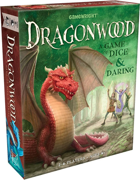 Gamewright Dragonwood A Game of Dice & Daring Board Game Multi-colored, 5"