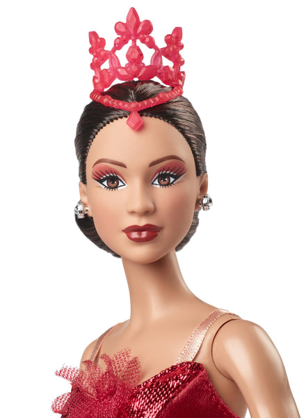 Barbie Inspiring Women Doll, Maria Tallchief Collectible in Firebird Ballet Costume, Sparkly Red Dress with Bejeweled Hairpiece