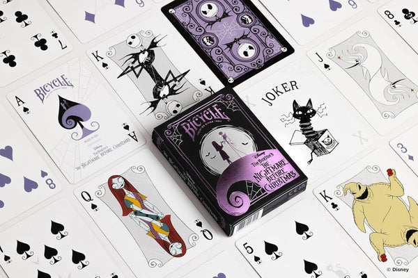 Bicycle Disney Tim Burton's Nightmare Before Christmas Inspired Playing Cards, Poker Size Standard Index
