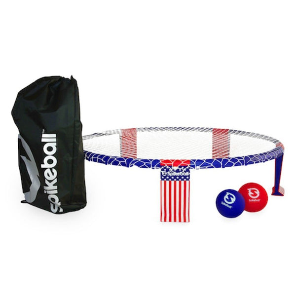 Spikeball Stars & Stripes Weekender Set - New Sturdier Build, Grippier Balls, Easier Setup and Funner Points for Longer Game Rallies - 2-4 Players