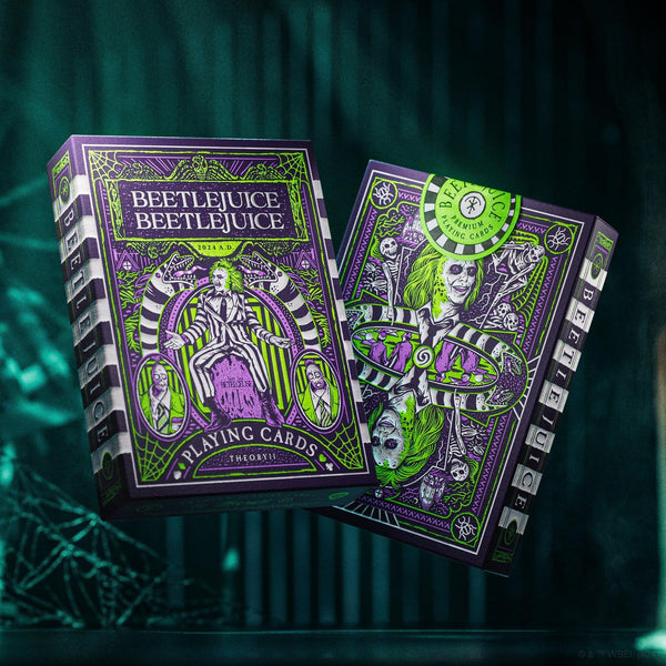 theory11 Beetlejuice Premium Playing Cards, Poker Size Standard Index