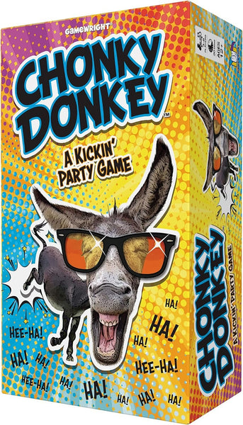Gamewright - Chonky Donkey - A Kickin' Party Game, 3-8 Players Ages 12+