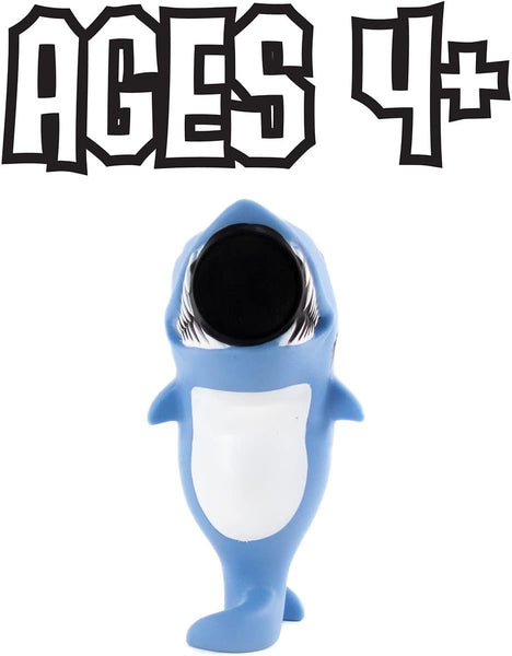 Hog Wild Shark Popper Toy 2-Pack - Launch Foam Balls Up to 20 Feet, Indoor/Outdoor Fun, 12 Balls Included, for All Occasions - Ages 4+ | Exciting & Entertaining Playtime