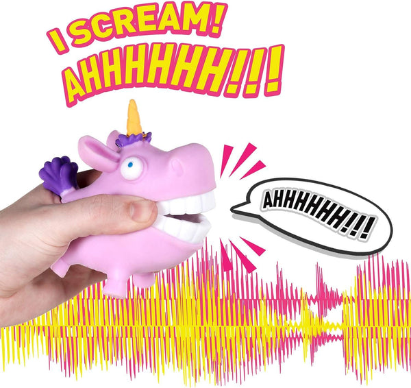 Hog Wild Scream-O Screaming Donkey Toy - Squeeze The Donkey's Cheeks and It Makes a Funny, Hilarious Screaming Sound - Series 1 - Age 4+