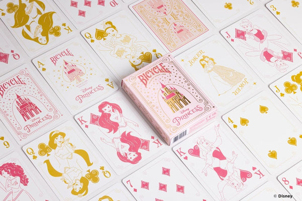 Bicycle Disney Princess Inspired Playing Cards Pink or Blue Playing Cards (Packaging May Vary)