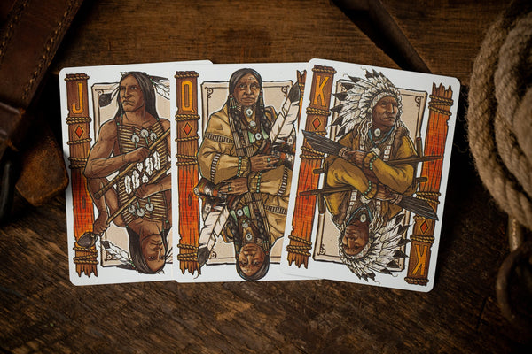 Kings Wild Project Frontier Playing Cards, Red Standard Edition, Poker Size Custom Index