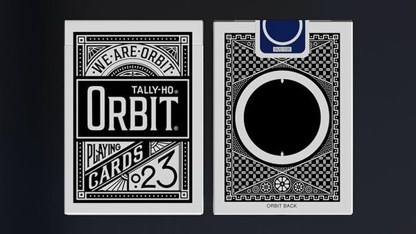 Murphy's Magic Supplies, Inc. Orbit Tally Ho Circle Back (Black) Playing Cards