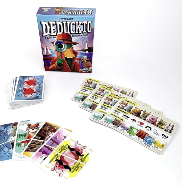 Gamewright - Deduckto - A Quacking Deduction Game - Card Game for Kids Ages 8 and Up - Great for Family Game Night!