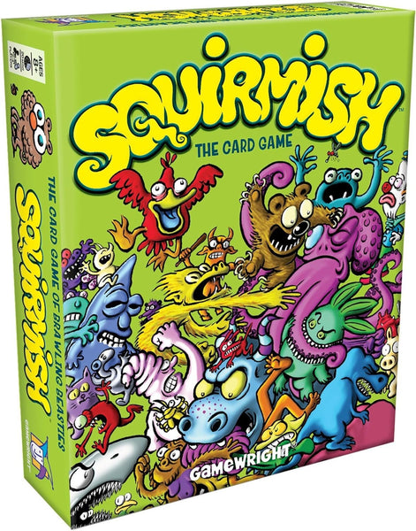 Gamewright Squirmish - The Card Game of Brawling Beasties Multi-colored, 5"