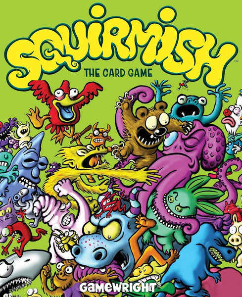 Gamewright Squirmish - The Card Game of Brawling Beasties Multi-colored, 5"