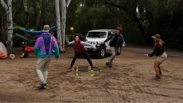 Spikeball Weekender Set - New Sturdier Build, Grippier Balls, Easier Setup and Funner Points for Longer Game Rallies - 2-4 Players