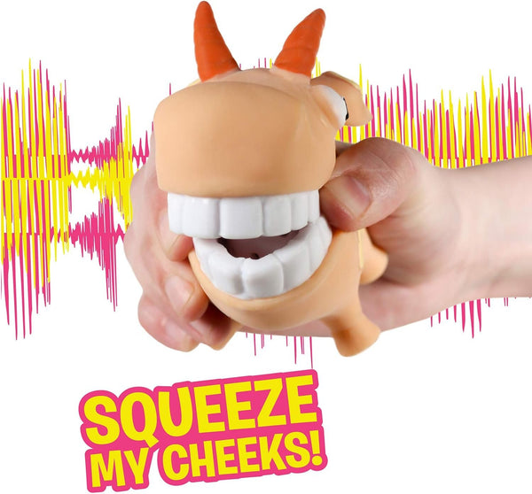 Hog Wild Scream-O Screaming Donkey Toy - Squeeze The Donkey's Cheeks and It Makes a Funny, Hilarious Screaming Sound - Series 1 - Age 4+