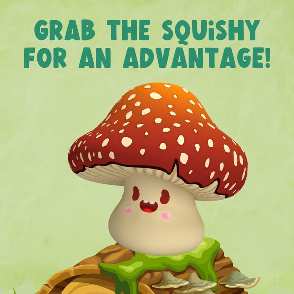 Gamewright - A Bunch of Fun Guys - The Bidding and Foraging Mushroom Card Game, 2-4 Players Age 8+