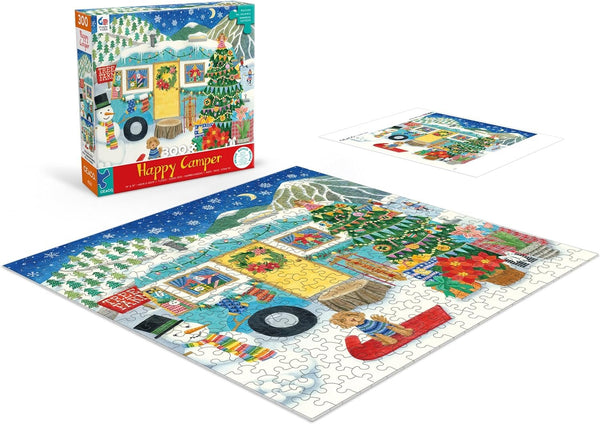 Ceaco - Happy Camper - Christmas Camper - 300 Piece Jigsaw Puzzle
