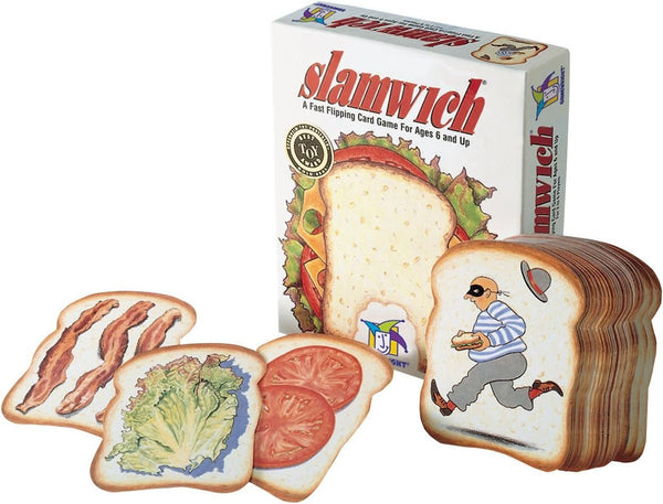 Gamewright Slamwich - A Fast Flipping Card Game for Kids - 2-6 Players Ages 6+ - Great for Family Game Night!
