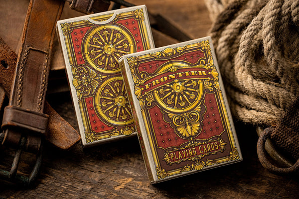 Kings Wild Project Frontier Playing Cards, Red Standard Edition, Poker Size Custom Index