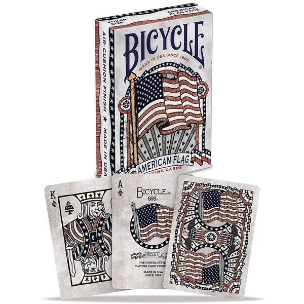 Bicycle American Flag Playing Cards, Patriotic Heritage & History, Poker Size Standard Index