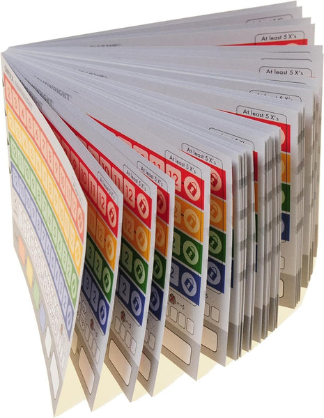 Gamewright Qwixx Replacement Paper Score Pads, 3 Pack
