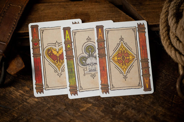 Kings Wild Project Frontier Playing Cards, Red Standard Edition, Poker Size Custom Index