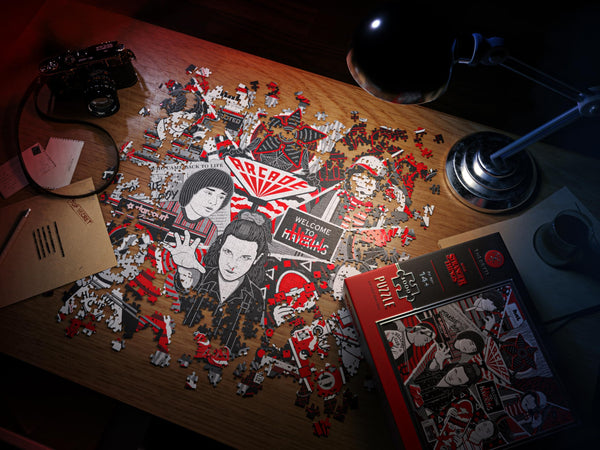 theory11 Stranger Things Jigsaw Puzzle - Officially Licensed 1,000 Piece Intermediate Puzzle for Ages 14+